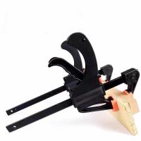 5-10Pcs 6 Inch Wood Working F Clamp Clip Quick Ratchet Clip Heavy Duty Woodworking Bar Clamps Kit DIY Carpentry Hand Tool Gadget Clips Pins Tacks