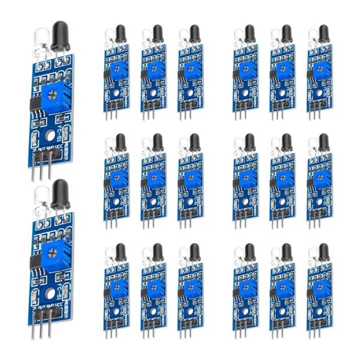 20 PCS IR Infrared Obstacle Avoidance Sensor Module for Arduino Smart ...