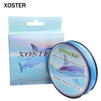 [A Full of energy] XOSTER Series สายตกปลา100M 300M 4 Strands Braided Line MultifilamentFishing Line 4 6 8 10LB 0.07 0.12มม.