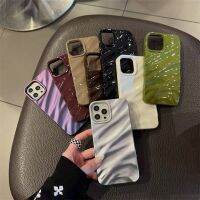 BGF Fold Crease iPhone 14 13 12 X XR XS 7 8 Fashion Wrinkles Soft Silicone Shockproof Cover Cases