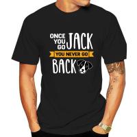 Men Tshirt Jack Russell Terrier You Never Go Back Tshirt T Shirt