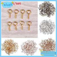 XIUZH 100pcs/pack พวงกุญแจ แฮนด์เมด เครื่องประดับ DIY เล็บแกะ หมุดเกลียว ตะปูเกลียว