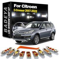 BADEYA 10Pcs Canbus No Error For Citroen C-Crosser 2007-2018 2019 2020 2021 2022 LED Interior Map Dome Light Kit Car Led Bulbs