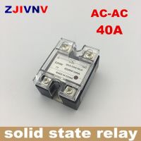 Ac To Ac เฟสเดียวโซลิดสเตทรีเลย์40a Ssr-40aa Ac รีเลย์ Ssr ศูนย์ชนิดข้าม Zg3nc-340a กระแสโหลดแบบเต็ม