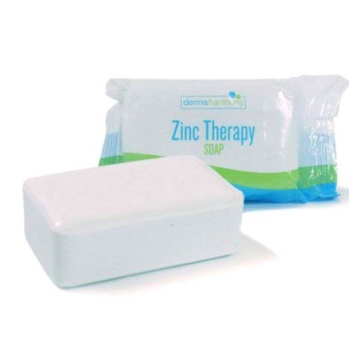 DermaHarmony Zinc Therpy Soap 2 Pyrithione Bar Soap 4 Oz for Dermatitis Dandruff Psoriasis