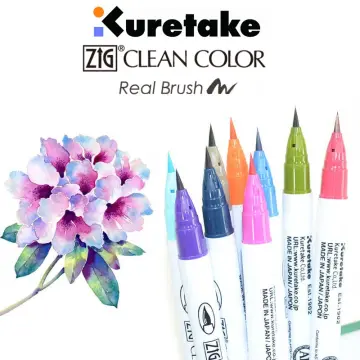 ZIG Kuretake Clean Color Real Brush Pen 90 Set