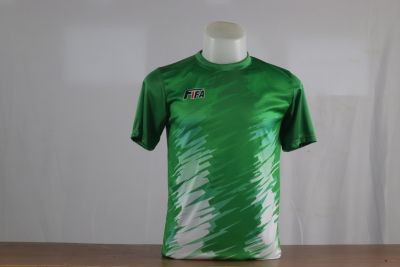 เสื้อคอกลม รุ่น FIFA -10 ราคา 139 บาท เนื้อผ้าใส่สบาย ระบายอากาศได้ดี ลวดลายสีสันสวยงามไม่ซ้ำใคร