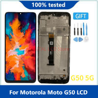 ใหม่สำหรับ6.5 motorola Moto G50 LCD XT2137-1, XT2137-2จอแสดงผล Touch Screen ASSEMBLY สำหรับ Motorola G50 5G จอแสดงผล LCD