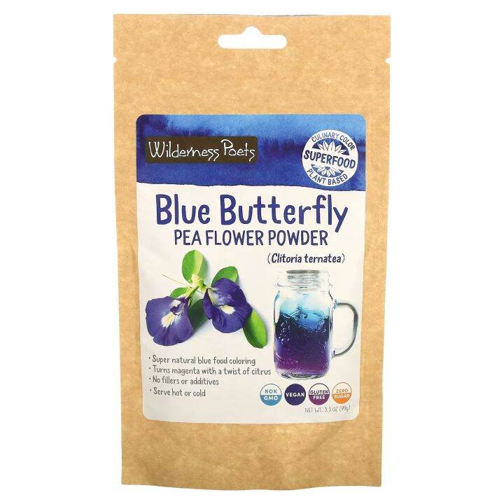 [PREORDER] WILDERNESS POETS BLUE BUTTERFLY PEA FLOWER POWDER 99G