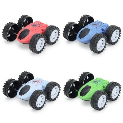 Childrens inertia double-sided dump truck anti fall 360 rotation rotation toy car childrens toy car gift