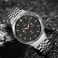 ▨ Correa For Samsung Galaxy Watch 4 Classic 46mm/42mm 5 pro 45mm band No Gaps Stainless Steel for Galaxy Watch 5 4 44mm 40mm strap