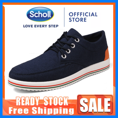 Scholl รองเท้า รองเท้า scholl ผู้ชาย scholl mens รองเท้ารองเท้าผ้าใบ scholl ผู้ชาย กีฬาผ้าใบกีฬา รองเท้าผู้ชายแฟชั่นรองเท้าผ้าใบเดินเล่นรองเท้าสบาย ๆ ฤดูร้อนขับรถกีฬา-2035