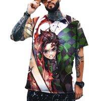 2023Summer Men T-Shirt Japanese Anime Beautiful Love 3d Printing T-shirt Mens Shirt O-Neck Oversized Casual Breathable T-shirt