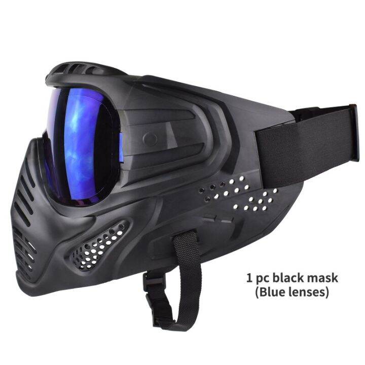 Tactical Headgear Helmet Mask Indy Dirty Braided Forehead Full Face Protection Paintball Airsoft