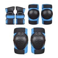 Knee Protection Set Adult Childrens Riding Skateboard Kneelet Elbow Protectors Roller Skating Kneecaps Rodilleras De Trabajo