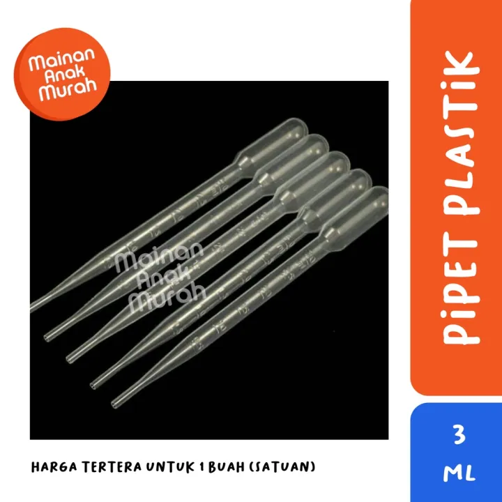 Pipet s Pipet Plastik 3 ML / Pipette Plastic Pipet Takar Cairan Satuan Lazada Indonesia