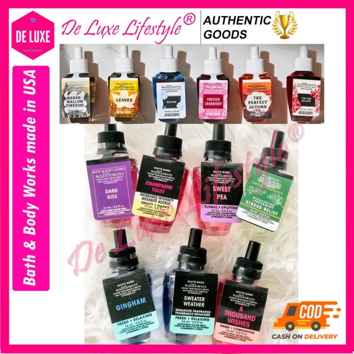Perfumes for men and women sell well AUTENTIC BATH BODY WORKS BBW WALLFLOWERS REFILLS