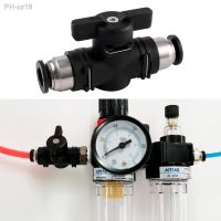 8mm Push Fit Tap Pneumatic Ball Switch Water Fed Pole Window Cleaning Hose Valve To Turn Switch Manual Current Limiting