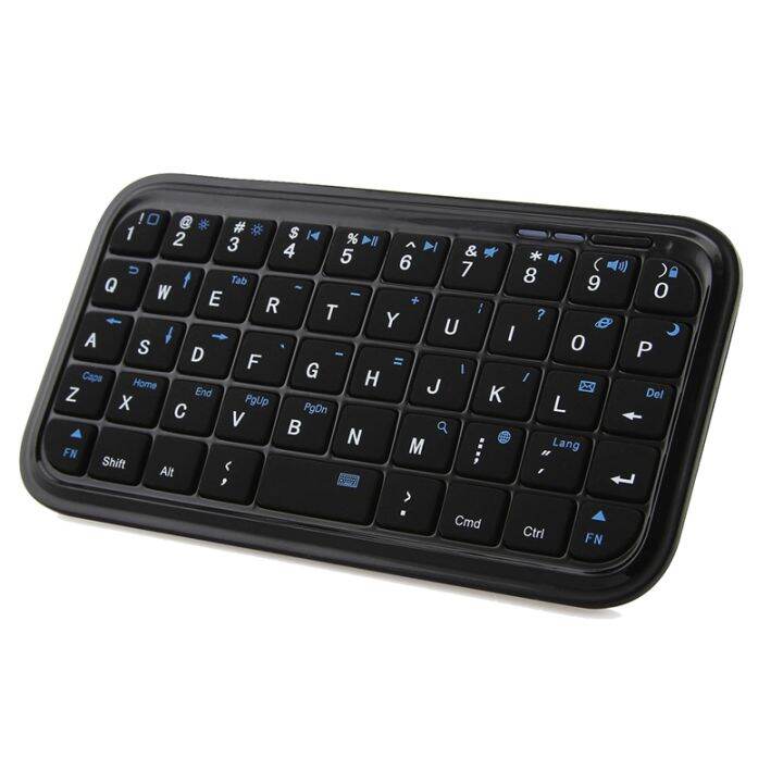 Mini Bluetooth Wireless Keyboard Portable Small Hand Keypad for iPhone ...