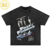 BIL เสื้อยืดผช  T-shirt  เสื้อยืดถูกๆ  เสื้อยืด ขนาดใหญ่ พิมพ์ลาย Moral Turpitude "Fast and Furious" | หินล้างทําความสะอาด | เสื้อยืด ขนาดใหญ่ | วินเทจ | _12