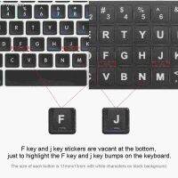 10 Pcs Keyboard Stickers Protector Convenient Black Notebook Protective Film Skin Universal Computer Pvc Student Japanese