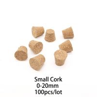 100pcs Mini Wood Cork Test Tube Plug Essential Oil Pudding Small Glass Bottle Stopper Lid Customize Free Shipping