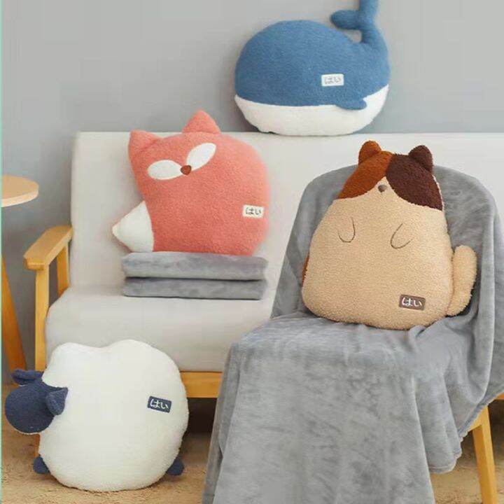 Cartoon Pillow Blanket 2 in 1 - Multipurpose Pillow with Blanket ...