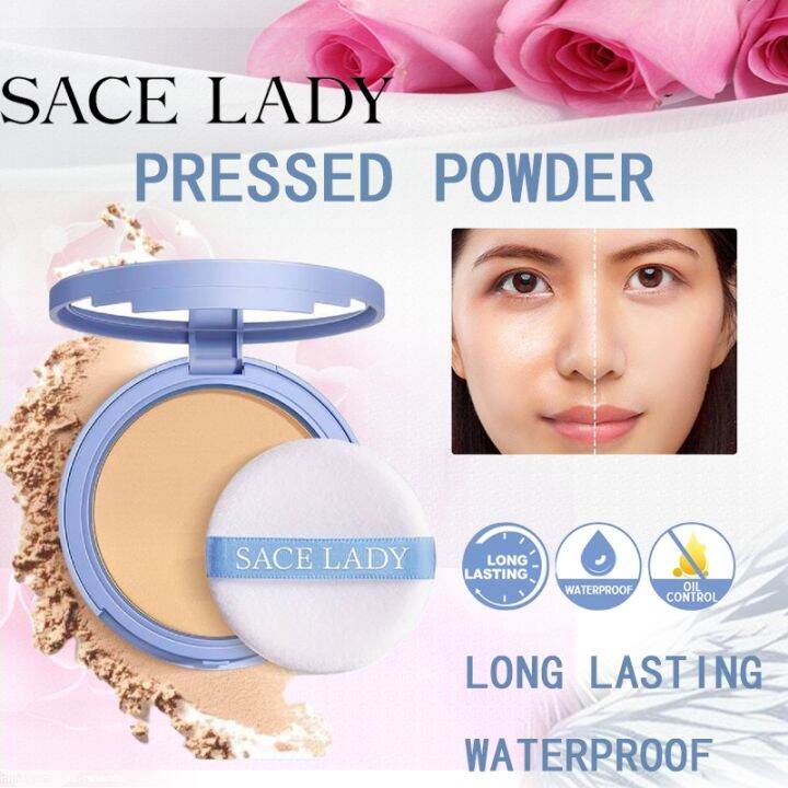 Sace Lady Oil Control Matte Face Powder Long Lasting Flawless Setting Powder Face Makeup With 2226