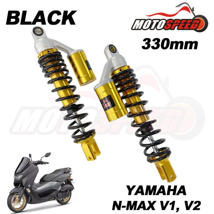 1 Pair 330mm with Gas Tank Rear Dual Shock Absorber For Nmax ER 150 ...