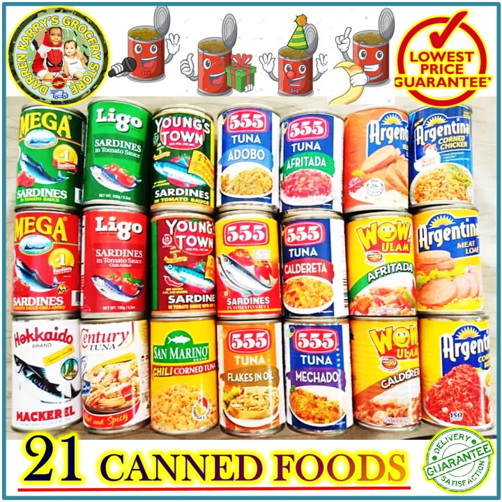 BENTE UNONG DE LATA * 21 Cans Instant Food & Ready to Eat Canned Goods
