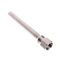 สแตนเลส Thermowell 1/2 "NPT หัวข้อ130Mm ยาวสำหรับเซ็นเซอร์อุณหภูมิ