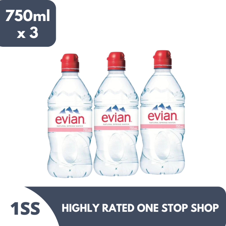Evian Natural Mineral Water 750ml x 3 Lazada PH