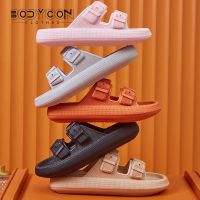 Thick Platform Cloud Slippers Women Fashion Buckle Soft Sole Pillow Slides Sandals Woman 2023 Summer Beach Non-Slip Flip Flops