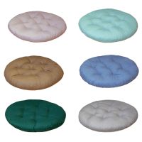 Q9QF Round Seat Cushion Decorative Solid Color Thick Chair Pad Tatami Floor Pillow