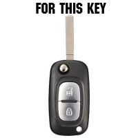 yonggax AX Silicone Remote Key Case Fob Shell Cover Skin Holder 2 Button For Renault kangoo Modus Megane Clio 2017 2018