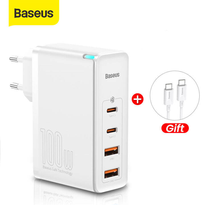 Baseus 100W GaN USB C Charger Quick Charge  QC  Type C PD Fast  Chagring For iPhone 12 Samsung Xiaomi Macbook Phone Charger 