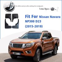 บังโคลนรถสำหรับ Nissan NP300 Navara D23 2015-2019 NP 300 4ชิ้น