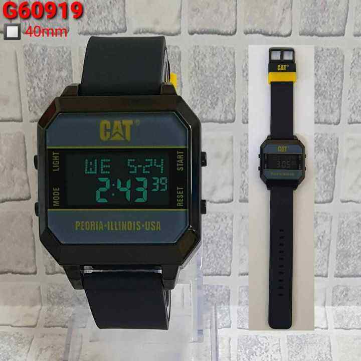 JAM TANGAN CAT MASA KINI 2023 TALI KARET DIGITAL SPORTY Dm 4mm Lazada