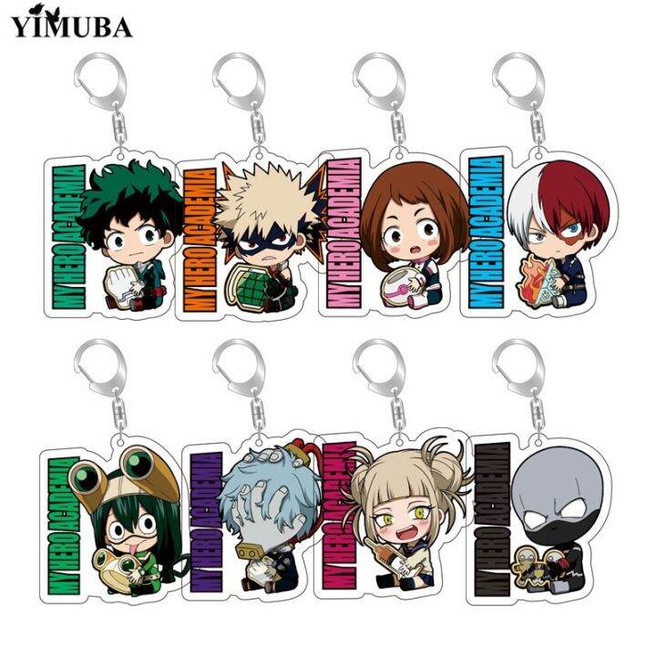 【DT】Cute My Hero Academia Collection Acrylic Keychain Toga Himiko Dabi ...