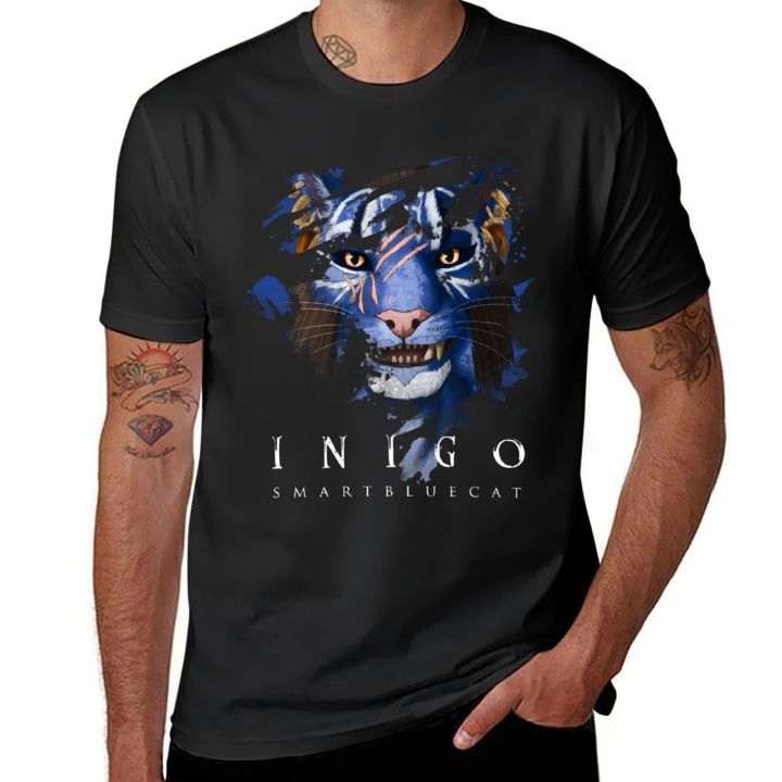 inigo-up-close-for-darker-shades-t-shirt-sports-fan-t-shirts-anime-t-shirt-men-clothing