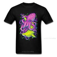 Ocean King T-Shirts Awesome Men T Shirt Octopus &amp; Whale Tshirt Father Day Cotton Gift Clothes Top Summer Drop Shipping 【Size S-4XL-5XL-6XL】