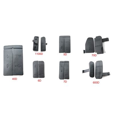 1 Set Rubber Door Bottom Cover Camera Door Bottom Cover USB/-Compatible DC IN/VIDEO OUT for Canon 5D