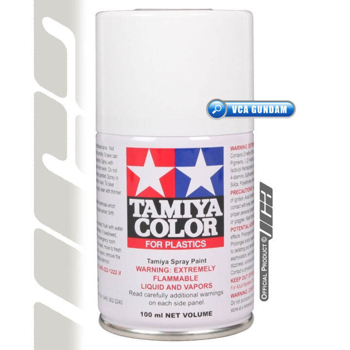 tamiya-85026-ts-26-pure-white-color-spray-paint-can-100ml-for-plastic-model-toy-สีสเปรย์ทามิย่า-พ่นโมเดล-โมเดล-vca-gundam