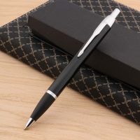 ปากกาหมึกสำนักงานนักเรียนธุรกิจสีดำปากกาลูกลื่นปากกาโลหะกด Y06แบบคลาสสิกอุปกรณ์เครื่องเขียนสำหรับโรงเรียน