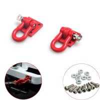 2pcs RC Car Metal Trailer Shackle Rescue Tow Hook for 110 RC Crawler Traxxas TRX4 Axial SCX10 90046 RC4WD D90 TF2 Tamiya CC01