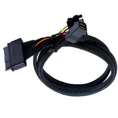 1 PCS Mini SAS SFF8643 U.2 to 8639+15PIN Power Cable Connection Cable SFF8643 to SFF8639 Hard Disk Cable