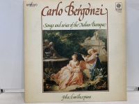 1LP Vinyl Records แผ่นเสียงไวนิล CARLO BERGONZI/ SONGS AND ARIAS OF THE ITALIAN BAROQUE (H9C19)