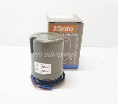 Kanto สวิทช์ควบคุมแรงดันอัตโนมัติ 2 คอนแทค (1.0 - 1.7 Bar) เกลียวใน 1/4 นิ้ว รุ่น KT-PC-3B1 ( Pressure Switch ) สวิทช์แรงดัน