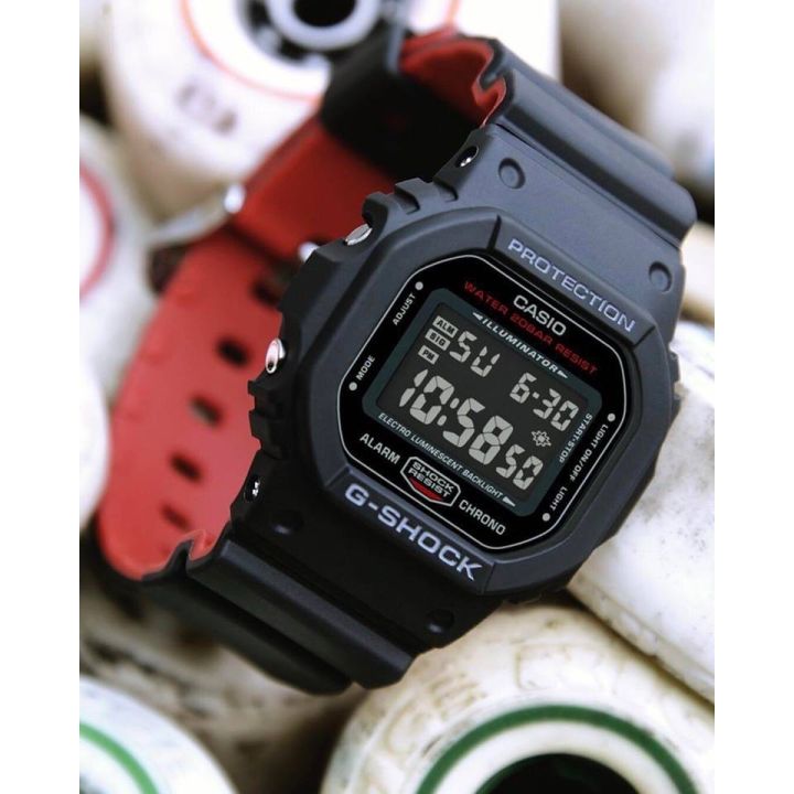 แท้100-casio-g-shock-รุ่น-dw-5600hr-1dr-นาฬิกาข้อมือชาย-ของแท้-จัดส่งพร้อมกล่องคู่มือใบประกันศูนย์cmg-1ปี