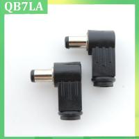 QB7LA Shop 5.5x2.1mm DC Power adapter Jack Plug 5.5*2.1 mm Connector L shaped Male 90 Right Angle Single Head Adapter Cord